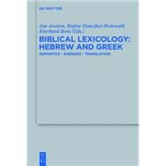 Biblical Lexicology by Bons, Eberhard; Joosten, Jan; Hunziker-Rodewald, Regine; Vergari, Romina (COL), 9783110312065