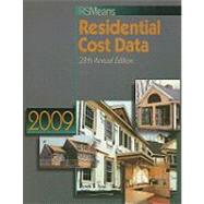 RSMeans Residential Cost Data 2009 by Mewis, Robert W., 9780876292075