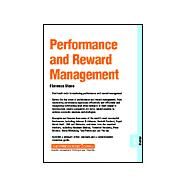 Performance and Reward Management People 09.09 by Stone, Florence, 9781841122076