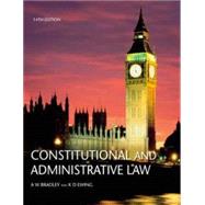 Constitutional and Administrative Law by Bradley, A. W.; Ewing, K. D., 9781405812078