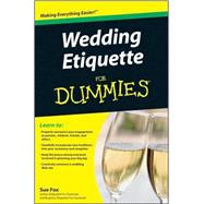 Wedding Etiquette For Dummies by Fox, Sue, 9780470502082