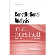 Constitutional Analysis in a Nutshell by Baker, Thomas E., 9781640202085