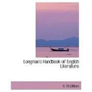 Longman's Handbook of English Literature by Mcwilliam, R., 9780554412092