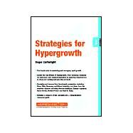 Stategies for Hypergrowth Strategy 03.05 by Cartwright, Roger, 9781841122106