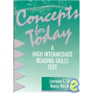 Concepts for Today, with Answer Key by Smith, Lorraine C.; Mare, Nancy Nice, 9780838412107