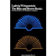 Blue and Brown Books by Wittgenstein, Ludwig, 9780061312113