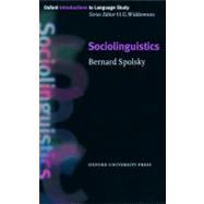 Sociolinguistics by Spolsky, Bernard, 9780194372114