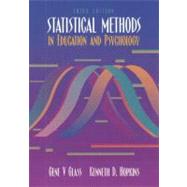 Statistical Methods in Education and Psychology by Glass, Gene V.; Hopkins, Kenneth D., 9780205142125