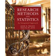 Research Methods and Statistics by Wilson, Janie H.; Joye, Shauna W., 9781483392141