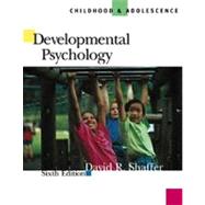 Developmental Psychology Childhood and Adolescence (with InfoTrac) by Shaffer, David R., 9780534572143