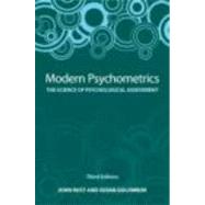 Modern Psychometrics, Third Edition: The Science of Psychological Assessment by Rust; John, 9780415442152