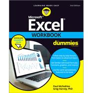 Excel Workbook For Dummies by McFedries, Paul; Harvey, Greg, 9781119832157