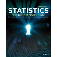 Statistics Unlocking the Power of Data by Lock, Robin H.; Lock, Patti Frazer; Lock Morgan, Kari; Lock, Eric F.; Lock, Dennis F., 9781119682165