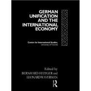 German Unification and the International Economy by Waverman; Leonard, 9780415082167