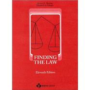 Finding the Law by Berring, Robert C., 9780314232168