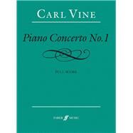Piano Concerto No. 1 by Vine, Carl (COP), 9780571572168