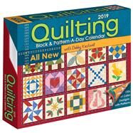 Quilting Block & Pattern-a-Day 2019 Calendar by Kratovil, Debby, 9781449492168