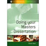 Doing Your Masters Dissertation by Chris Hart, 9780761942177