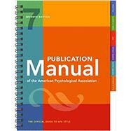 Publication Manual of the...,American Psychological...,9781433832178