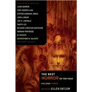 The Best Horror of the Year Volume 3 by Datlow, Ellen, 9781597802178