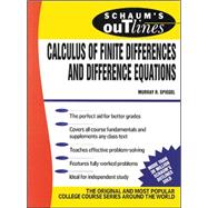 Schaum's Outline of Calculus of Finite Differences and Difference Equations by Spiegel, Murray, 9780070602182