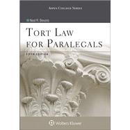 Tort Law for Paralegals 5e by Bevans, Neal R., 9781454852193