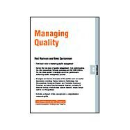 Managing Quality Operations 06.07 by Zuckerman, Amy; Hamson, Ned, 9781841122212