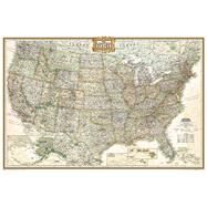 United States Executive Poster Size Map by National Geographic Maps, 9781597752213