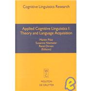 Applied Cognitive Linguistics I by Putz, Martin; Niemeier, Susanne; Dirven, Rene, 9783110172218