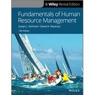Fundamentals of Human Resource Management [Rental Edition] by Verhulst, Susan L.; DeCenzo, David A., 9781119572220