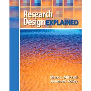 Research Design Explained by Mitchell, Mark L.; Jolley, Janina M., 9780495092230