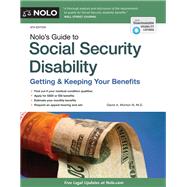 Nolo's Guide to Social Security Disability by Morton, David A., III, M.D., 9781413322231