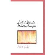 Luftelektrische Untersuchungen by Gockel, Albert, 9780554892238