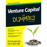 Venture Capital for Dummies by Gravagna, Nicole; Adams, Peter K., 9781118642238