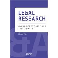 Legal Research One Hundred Questions and Answers by Vols, Michel, 9789462362246
