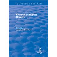 Children and Social Security by Bradshaw,Jonathan, 9781138722248