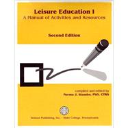 Leisure Education I: A Manual of Activities and Resources by Stumbo, Norma J., 9781892132253