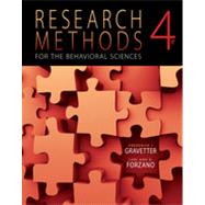 Research Methods for the Behavioral Sciences by Gravetter, Frederick J; Forzano, Lori-Ann B., 9781111342258