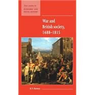 War and British Society 1688–1815 by H. V. Bowen, 9780521572262