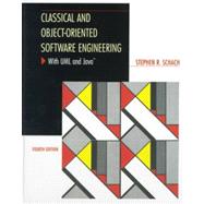Classical and Object-Oriented Software Engineering With Uml and Java by Schach, Stephen R., 9780072302264