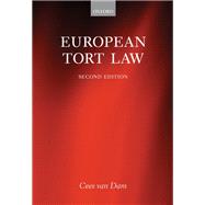 European Tort Law by van Dam, Cees, 9780199672264