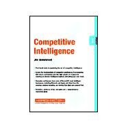 Competitive Intelligence Strategy 03.09 by Underwood, Jim, 9781841122267