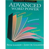 Advanced Word Power by Beth Johnson; Janet Goldstein, 9781591942269