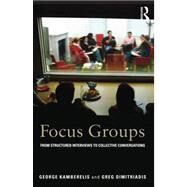 Focus Groups: From structured interviews to collective conversations by Kamberelis; George, 9780415692274