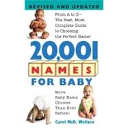20001 NAMES FOR BABY        MM by WALLACE CAROL MCD, 9780380762279