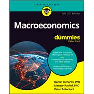 Macroeconomics For Dummies, U.S. Edition by Richards, Daniel; Rashid, Manzur; Antonioni, Peter, 9781394412280