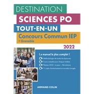 Destination Sciences Po - Concours commun 2022 IEP   Grenoble by Dimitri Delarue; Sophie Gallix; Laurent Gayard, 9782200632281