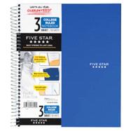 Mead Five Star 3-Subject Notebook, 8.5