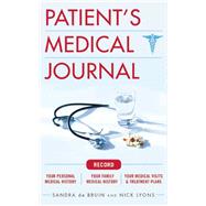Patient's Medical Log by De Bruin, Sandra; Lyons, Nick, 9781634502290