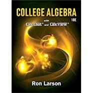 College Algebra by Larson, Ron, 9781337282291